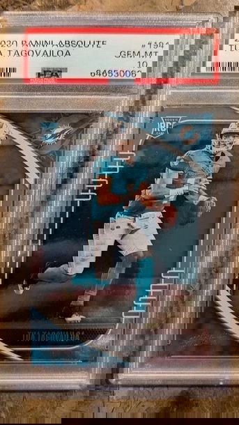 2020 PANINI ABSOLUTE #194 TUA TAGOVAILOA ROOKIE RC PSA 10