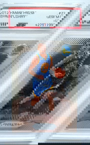 2012 Panini Prizm Stephen Curry #72 PSA 10 Gem Mint