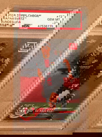 2018 Kai Havertz Topps Chrome Rookie PSA 10