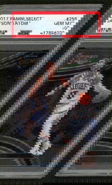 2017 Jayson Tatum Panini Select Courtside Rookie #256 PSA 10 Gem Mint