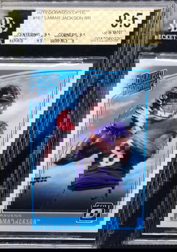 Lamar Jackson Optic BGS 9.5 RC