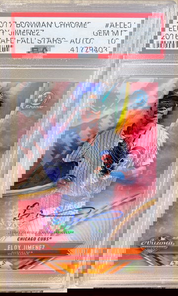 2017 Bowman Chrome Eloy Jimenez Fall Stars Auto PSA 10