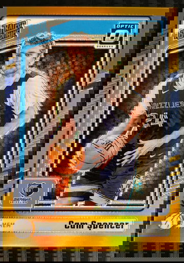 Cam Spencer Rookie Gold Optic 02/10