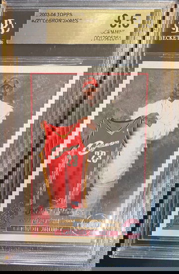 2003 Topps Lebron James BGS 9.5 Gem-Mint