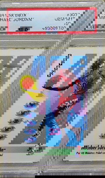 1991 Skybox Michael Jordan #307 PSA 10 Gem mint
