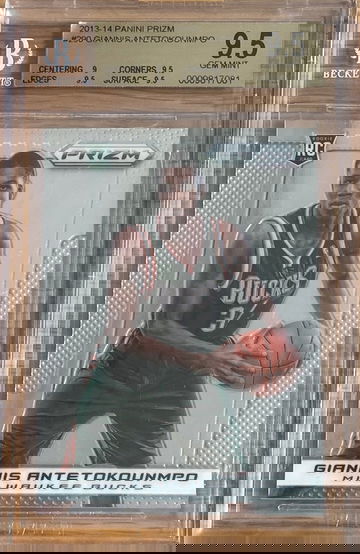 2013-14 Panini Prizm Giannis Antetokounmpo RC BGS 9.5 Gem Mint