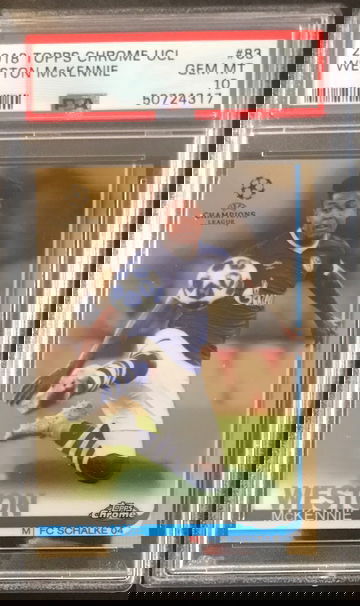 Weston McKennie 2018 Topps Chrome UCL PSA 10