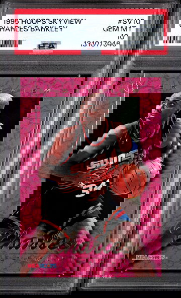 Charles Barkley 1995 Hoops Skyview SV10 PSA 10 POP 8