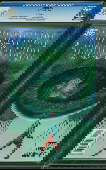 JUSTICE #6, CGC 9.8 NM/MT -- HIGHEST GRADED