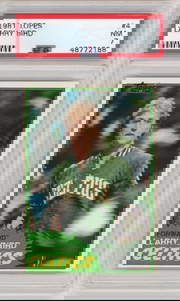 Larry Bird 1981 Topps PSA 7