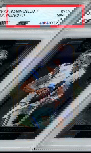 DAK PRESCOTT 2016 PANINI SELECT FIELD LEVEL PSA 9