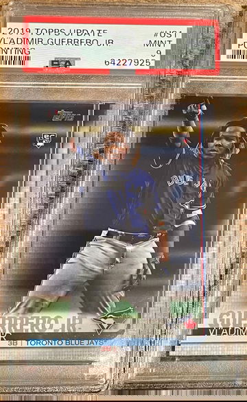 2019 topps update Vladimir Guerrero Jr. us1 pointing psa 9