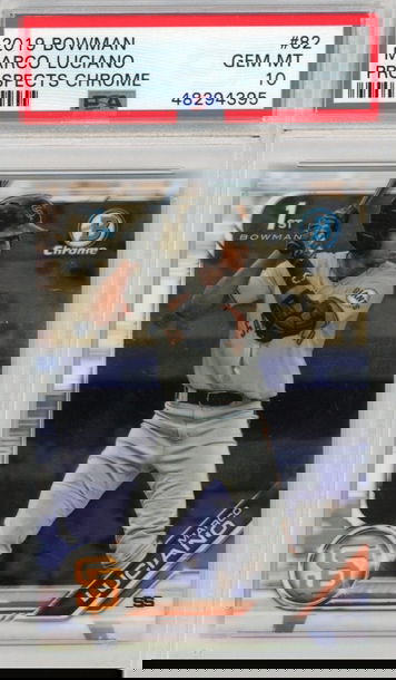 Marco Luciano 2019 First Bowman Chrome PSA 10