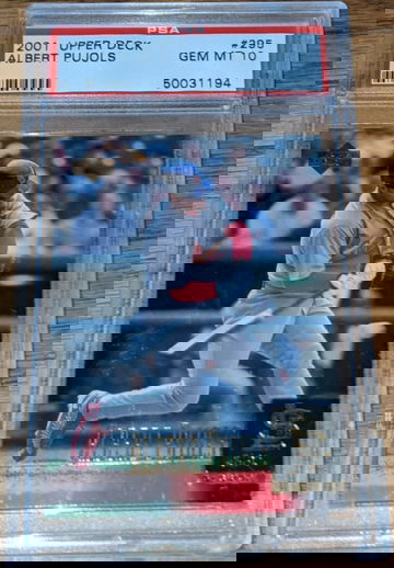 2001 Upper Deck Albert Pujols Rookie RC PSA 10 #295