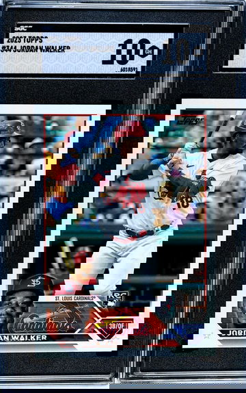 2023 Topps Series 2 Jordan Walker Rookie RC #344 SGC 10