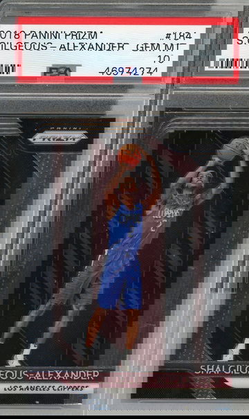 2018 Panini Prizm Shai Gilgeous-Alexander #184 PSA 10