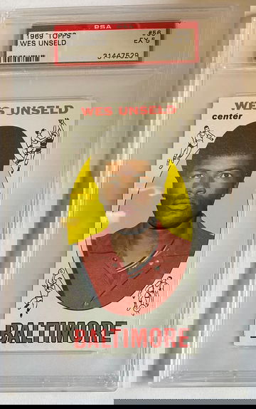 1969 Topps Wes Unseld #56 PSA 5