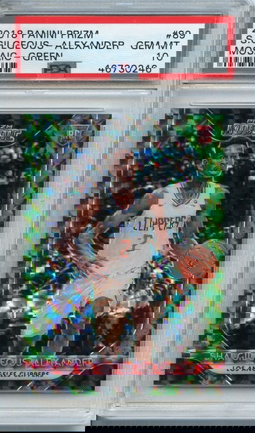 Shai Gilgeous Alexander Green Mosaic PSA 10