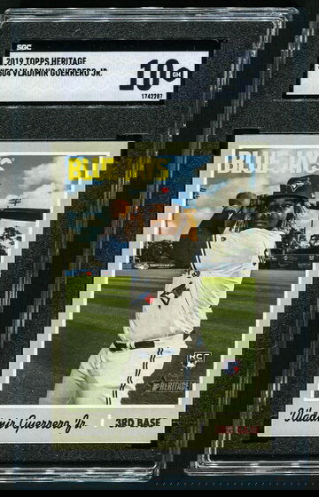 2019 Topps Heritage Vladimir Guerrero Jr PSA 10