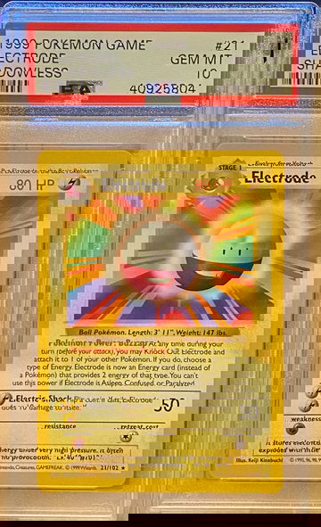 Pokémon/Pokemon - 1999 Base Set Shadowless Electrode 