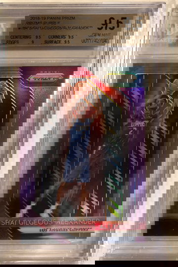 2018-19 Prizm Shai Gilgeous Alexander Purple Prizm /75