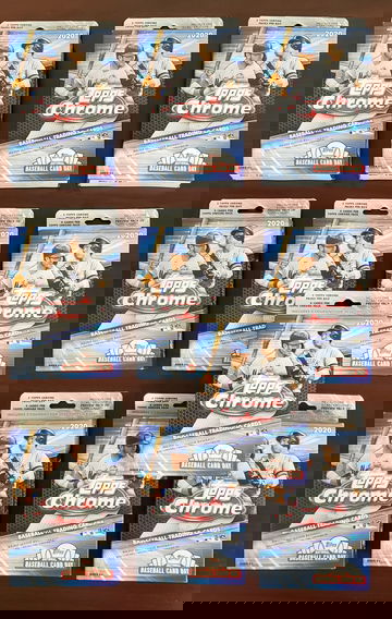 2020 Topps chrome hanger box lot of 10 sealed