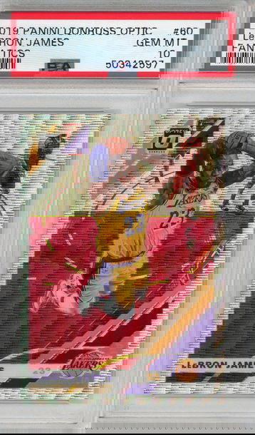 2019 PANINI DONRUSS OPTIC FANATICS LEBRON JAMES PSA 10