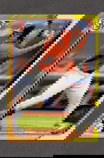 2015 Bowman Prospects #34 Rafael Devers Yellow Var RC Rookie