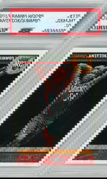 2013 Panini Hoops Giannis Antetokounmpo 275 PSA 10