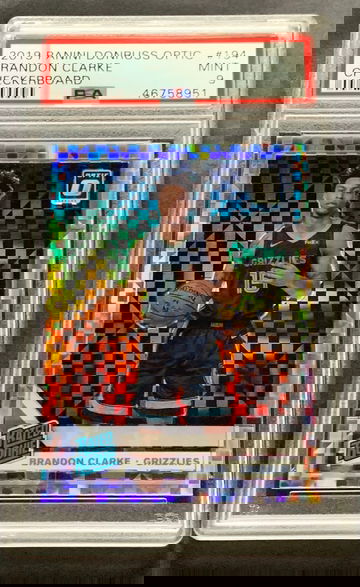 2019 Optic Checkerboard Brandon Clarke PSA 9