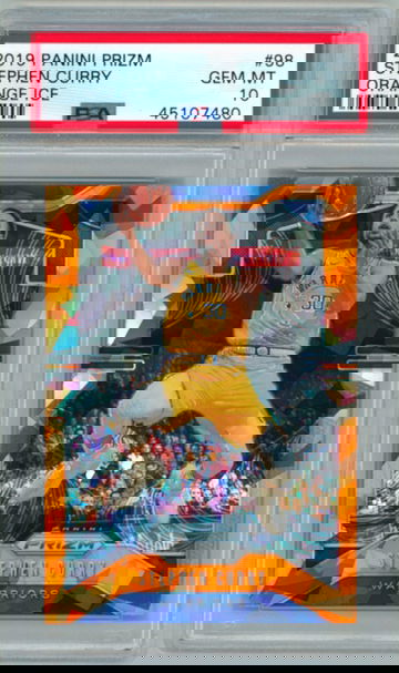 Stephen Curry 2019 Prizm Orange Ice **Low POP**