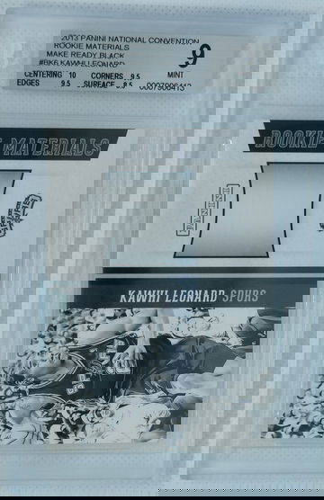KAWHI LEONARD 2013 Panini National Convention Rookie Materials Make Ready Black /5 RC RARE Clippers - BGS 9 MINT