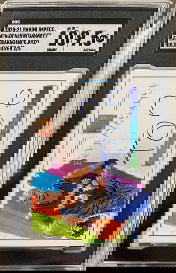 2020-21 Panini Impeccable Kevin Garnett Holo /5  Extravagance SGC 9.5 Auto 10