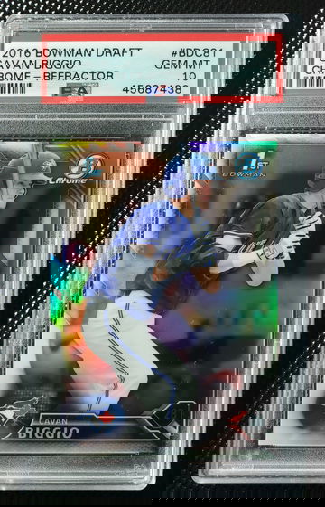 2016 Bowman Cavan Biggio Refractor PSA 10