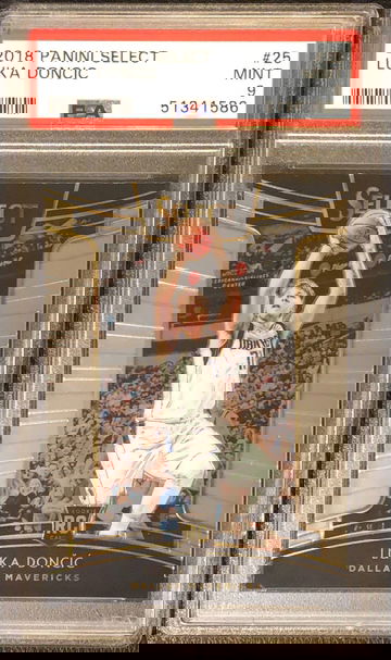 2018 Select Luka Doncic RC Rookie PSA 9 Mint Concourse