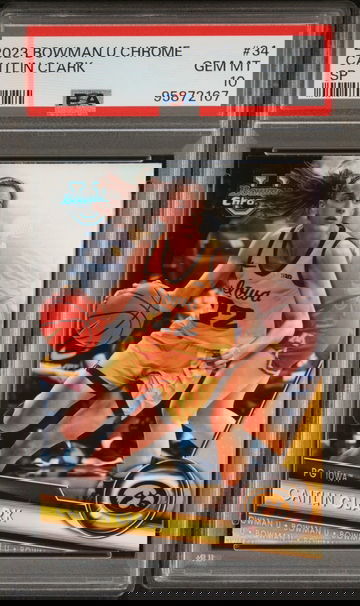 2023 Bowman U Chrome Caitlin Clark SP Refractor PSA 10