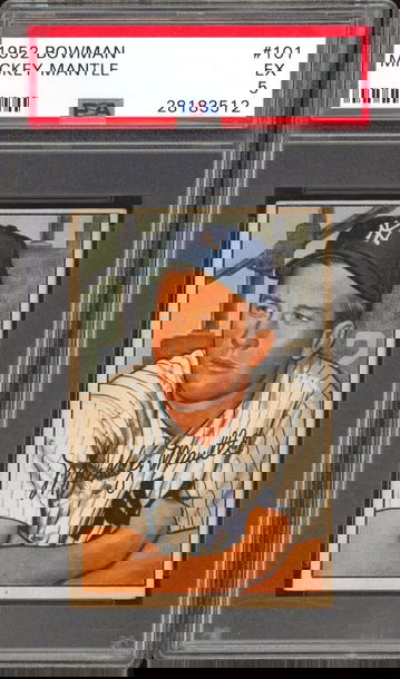 1952 Bowman Mickey Mantle #101