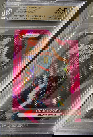 2018 Trae Young Prizm RC Pink Ice #78 BGS 9.5 GEM MINT