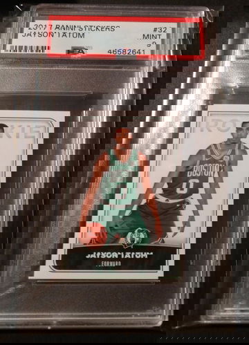 2017 Panini Stickers Jayson Tatum PSA 9 #32