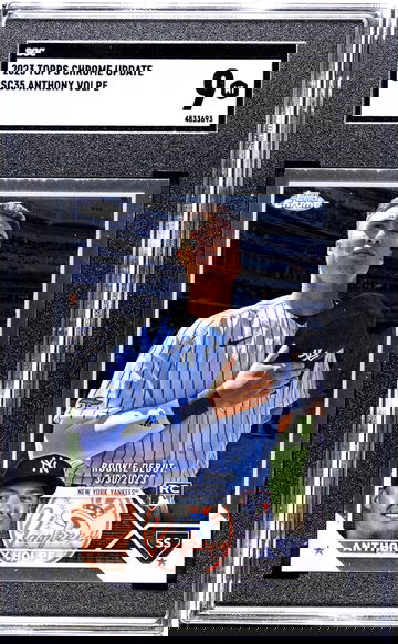 2023 Topps Chrome Update #USC35 Anthony Volpe SGC 9