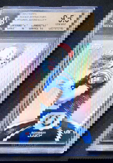 2012 Topps Football - Andrew Luck - Rookie Refractor BGS 9.5 Gem Mint