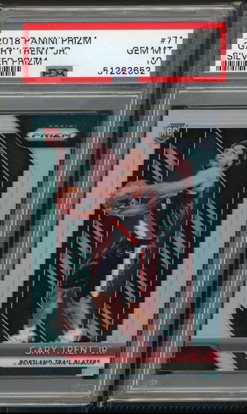 2018 Prizm Silver Gary Trent Jr PSA 10 