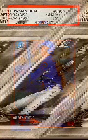2018 Bowman Draft Jarred Kelenic Chrome PSA 10 GEM MINT