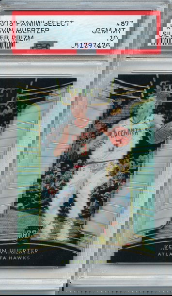 Kevin Huerter Select Silver Prizm Rookie PSA 10 NEP