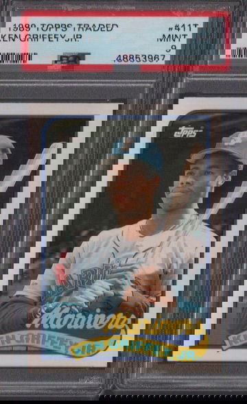 1989 Topps Traded Ken Griffey Jr. PSA 9 Mint RC 