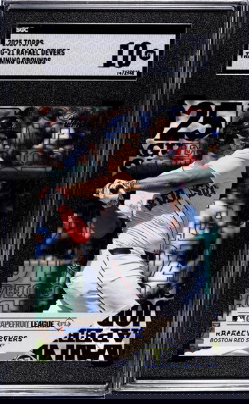 2025 Topps #TG-21 Rafael Devers Training Grounds SGC 10