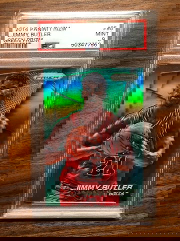 2014 Panini Prizm Green Jimmy Butler PSA