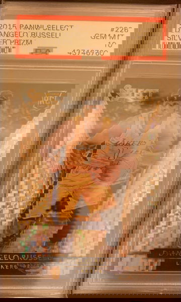 2015 Select D’angelo Russell Courtside Silver Prizm Rookie PSA 10 POP 12
