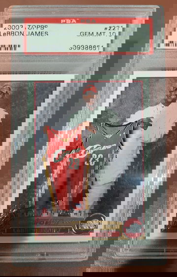 2003 Topps Lebron James PSA 10