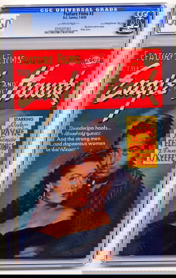 FEATURE FILMS #3, CGC 8.0 VF